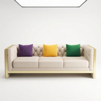 Sofa Design Sofy Podkładka Kanapy Włókienniczy Relaks Nowoczesna Trzyosobowa Nowość