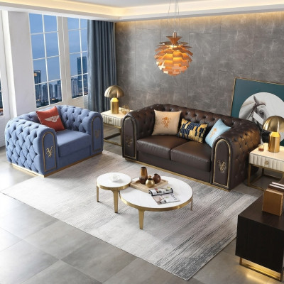Zestaw sofowy 3+1 miejsce do siedzenia Classic Żywy krajobraz Sofa Kanapy Sofy Podkładka