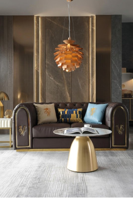 Sofa designerska trzyosobowa 3 miejsce do siedzenia Relaks Sofy Podkładka Kanapa Siedziba Chesterfield Nowość