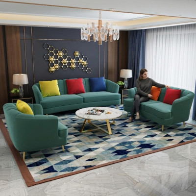 Kompletny zestaw Zestaw sofowy 3+2+1 miejsce do siedzenia designerska sofa kanapa Żywy krajobraz