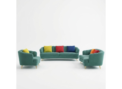 Zestaw sofowy 3+2 miejsce do siedzenia Ustawić Couch Podkładka Sofa Obcios Design