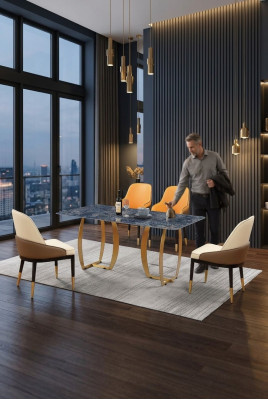 Stół obiadowy Tabela Grupa jadalnia stoły salon Drewno Ustaw Design