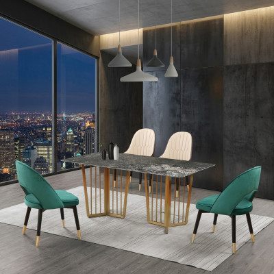 Designerski Stół obiadowy Tabela jadalnia projekt salonu stoły 180x90cm