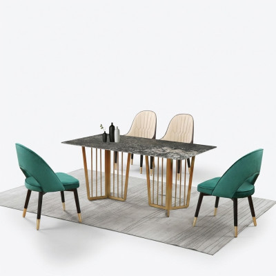 Designerski Stół obiadowy Tabela jadalnia projekt salonu stoły 180x90cm