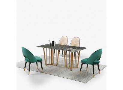 Designerski Stół obiadowy Tabela jadalnia projekt salonu stoły 180x90cm