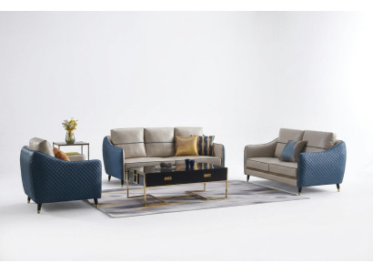 Żywy krajobraz Sofa Podkładka Zestaw sofowy 3+2+1 stolik kawowy Stolik