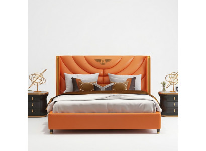 Drewno Design Łóżko Double Luxury Marriage Hotel Modern Frame Sleep Pokój