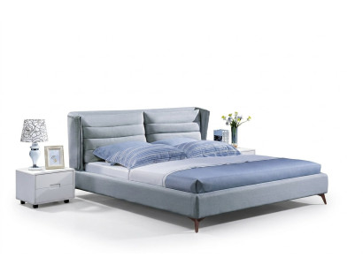 Drewno Design Łóżko. Pokój Dwuosobowy Luksusowe Małżeństwo Nowoczesny Hotel Frame Sleep Pokój