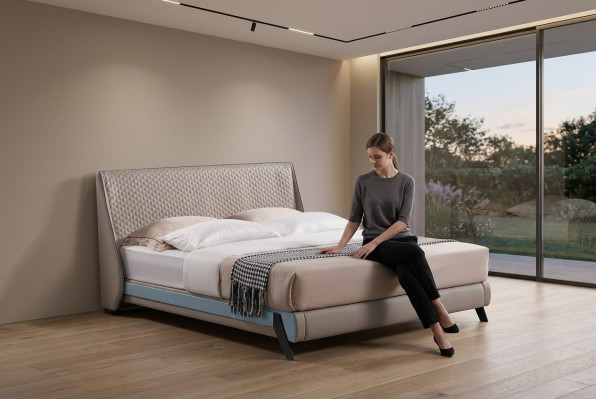 Luksusowa Sypialnia Łóżko Podkładka Design 180x200 Double Hotel łóżka Włókiennicze Nowość