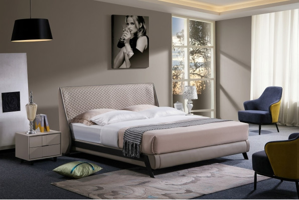 Luksusowa Sypialnia Łóżko Podkładka Design 180x200 Double Hotel łóżka Włókiennicze Nowość
