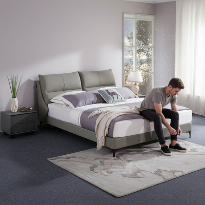 Łóżko tapicerowane łóżko Łóżko Podkładka Designer Hotel Double Luxury Meble
