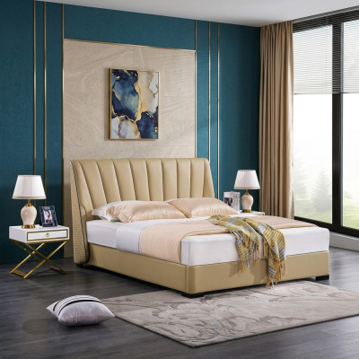 Podwójne łóżko Sypialnia łóżka Luxury Meble Double Bed Hotel Facility