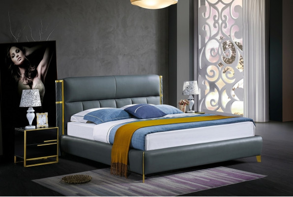 Luksusowe łóżko Podkładka Design Double bed Hotel Marriage Sleep Pokój Włókienniczy