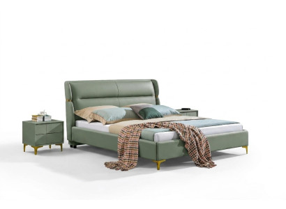 Classic Bed Podwójne łóżko łóżko Drewno Sypialnia Italian Meble