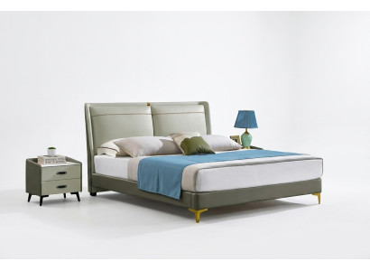 Podwójne łóżko Luxury Meble bed Sypialnia Double Bed Beige Hotel