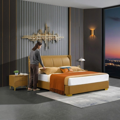 Klasyczne łóżko dwuosobowe łóżka hotelowe 180x200 Meble Sypialnia Luxury