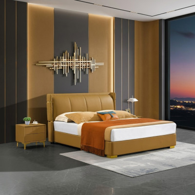Klasyczne łóżko dwuosobowe łóżka hotelowe 180x200 Meble Sypialnia Luxury