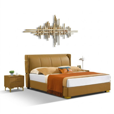 Sypialnia Łóżko tapicerowane Podwójne łóżko Big Design Luxury Double