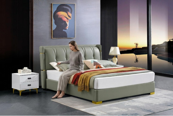 Łóżko drewniane Sypialnia Oryginalne Drewno Łóżko Łóżko Hotel 180x200 Solidne