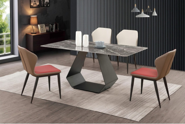 Nowoczesny Stół obiadowy Tabela Marmur stoły 180x90 jadalnia Luxury Meble Design Nowość.