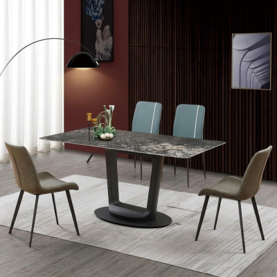 Luxury Meble Design jadalnia Ustaw zestaw do jadalni Krzesła Tabela Grupa