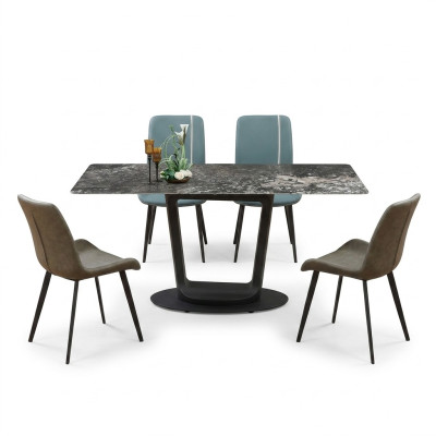 Luxury Meble Design jadalnia Ustaw zestaw do jadalni Krzesła Tabela Grupa