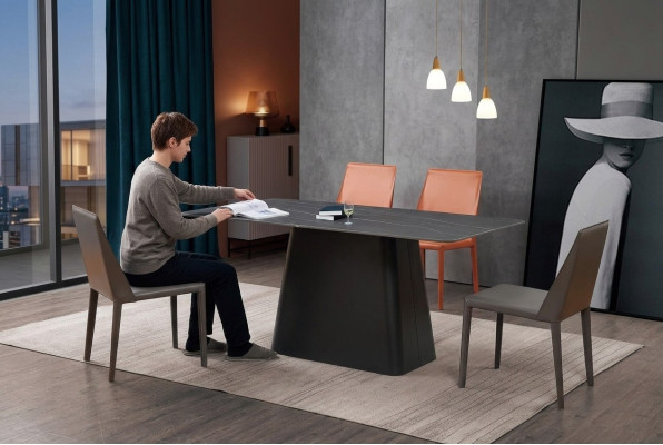 Nowoczesny Stół obiadowy drewniany stół Drewno Design stoły Stal jadalnia jadalnia 180x90