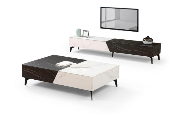 Drewniany stolik stolik kawowy Stolik projekt sofy do salonu wysoki połysk 130x80