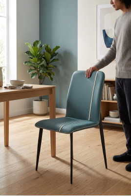 Krzesło Lehn Design Włókienniczy Podkładka Krzesła Wohn jadalnia Nowy 1x fotel