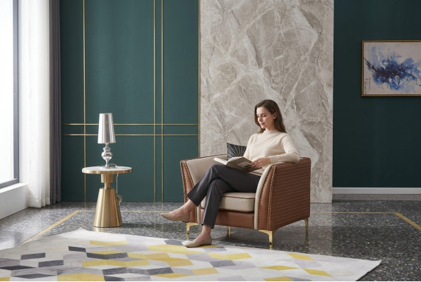 Fotel Club Lounge Projektant Lehn Krzesło Podkładka Sofa 1-osobowa TV Nowość