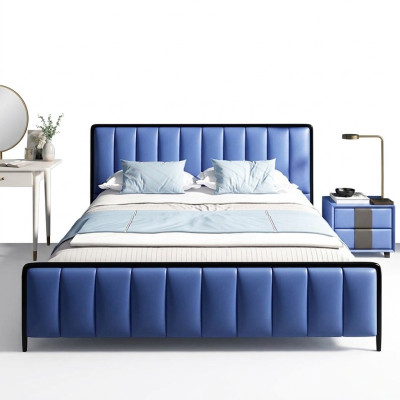 Classic Łóżko Podwójne łóżko Łóżko 2x Szafki nocne Design New bed 3 szt. ustawić
