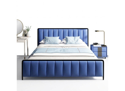 Classic Łóżko Podwójne łóżko Łóżko 2x Szafki nocne Design New bed 3 szt. ustawić