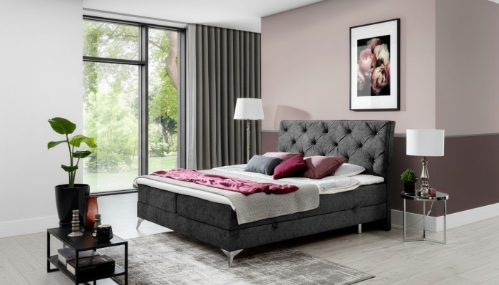 Łóżko Włókiennicze Podkładka Double Design Baroque Modern Style Chesterfield bed Hotel