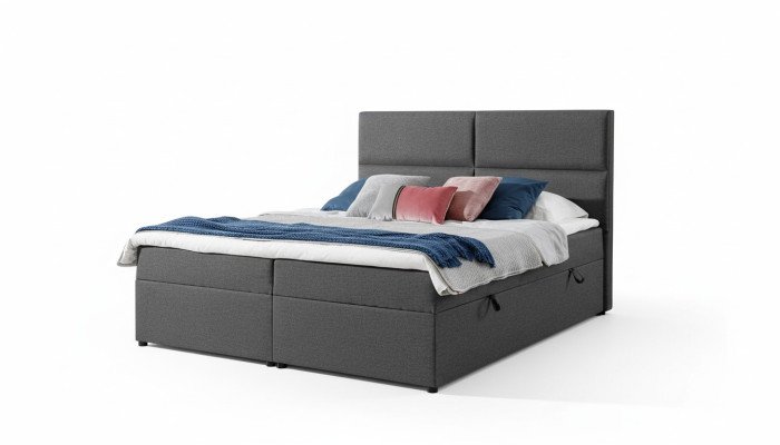 Designerskie Łóżko Chesterfield Włókienniczy Łóżko Hotelowe Double Sypialnia Luxury 180x200