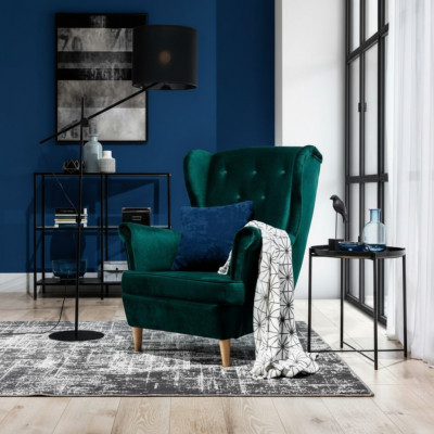 Kanapa Sofa Fotel Design miejsce do siedzenia Skóra Lounge Club Podkładka Luxury Ears