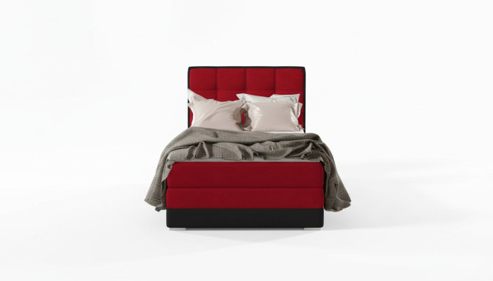 Łóżko Podkładka Design Luksusowe łóżko hotelowe 90x200cm Sleep Pokój Box Spring Single