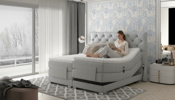 Luksusowe Meble Nowoczesne łóżko Podkładka Rama łóżka Sypialnia Design 180x200