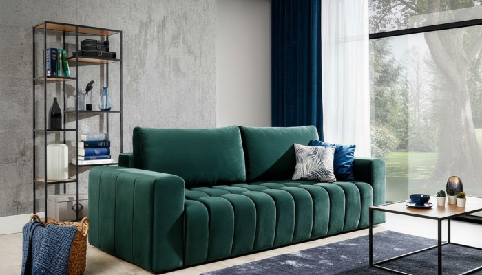 Klasyczne kanapy trzyosobowe Podkładka sofa 3-osobowa kanapy Włókiennicze sofa materiałowa Nowość