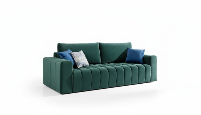 Klasyczne kanapy trzyosobowe Podkładka sofa 3-osobowa kanapy Włókiennicze sofa materiałowa Nowość