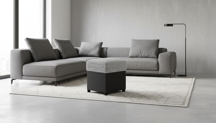 Designerska luksusowa Stołek Podkładka Siedziba Włókienniczy Sofa boczna Relaks Kanapa