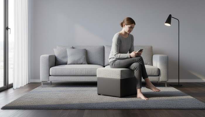 Podkładka Design Stołek Design Podnóżek Ottoman Siedziba Włókienniczy Szezlong