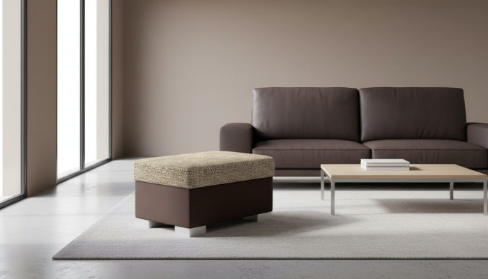 Stołek Pufa Sofa Podkładka Bok Stołek Podnóżek Otoman Meble Stołek Materiał