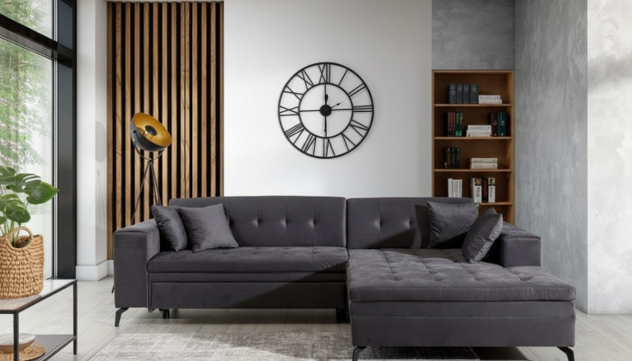 Design Żywy krajobraz L Form Narożnikowa kanapa Couch Podkładka Włókienniczy Ustawić Sofa Narożnik Nowość