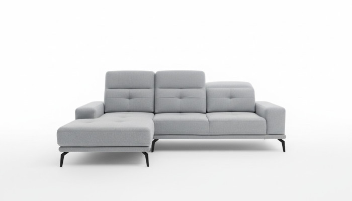 L Shape Narożnikowa kanapa Materiał Siedziba Ustaw Projektant Żywy krajobraz Włókienniczy Sofa Nowość