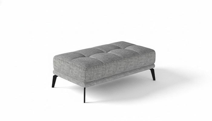 Podnóżek Lounge Stołek xxl Club Ottoman Pufa Skóra Włókienniczy Ottoman Designer Nowy
