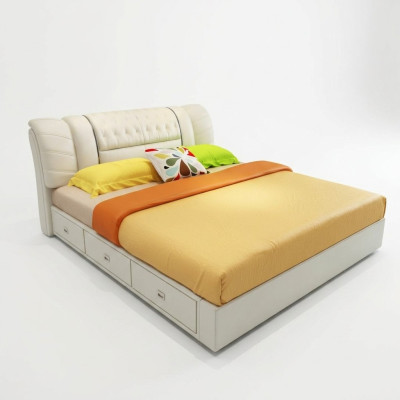 Luksusowa Sypialnia Łóżko Podkładka Łóżko podwójne 180x200 Meble designerskie meble