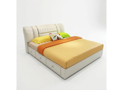 Luksusowa Sypialnia Łóżko Podkładka Łóżko podwójne 180x200 Meble designerskie meble