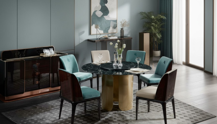 Krzesło Blue jadalnia Nowoczesna Krzesła Design Meble Luksusowe Designerskie Meble Nowość