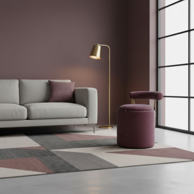 Stołek Sypialnia Czerwony Nowy Kreatywny Nowoczesny Design Meble Luksusowe