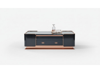 stolik kawowy Drewno Brown Noble stoły Nowoczesny Design Meble Luksusowy Salon